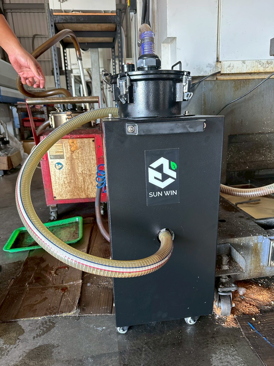 上暘實業有限公司油霧回收機-底屑過濾